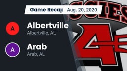 Recap: Albertville  vs. Arab  2020