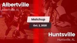 Matchup: Albertville High vs. Huntsville  2020