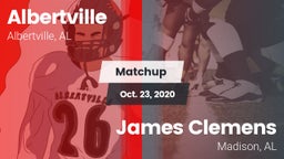 Matchup: Albertville High vs. James Clemens  2020