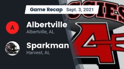 Recap: Albertville  vs. Sparkman  2021