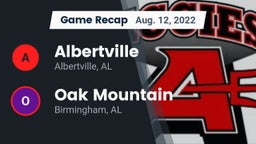Recap: Albertville  vs. Oak Mountain  2022