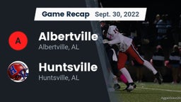 Recap: Albertville  vs. Huntsville  2022