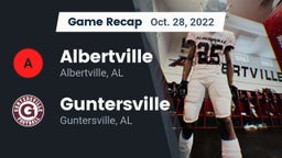 Recap: Albertville  vs. Guntersville  2022