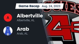 Recap: Albertville  vs. Arab  2023