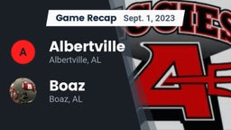 Recap: Albertville  vs. Boaz  2023