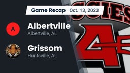 Recap: Albertville  vs. Grissom  2023