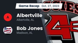 Recap: Albertville  vs. Bob Jones  2023