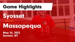 Syosset  vs Massapequa  Game Highlights - May 26, 2022