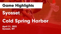 Syosset  vs Cold Spring Harbor  Game Highlights - April 21, 2023