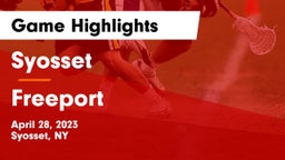 Syosset  vs Freeport  Game Highlights - April 28, 2023