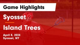 Syosset  vs Island Trees  Game Highlights - April 8, 2024