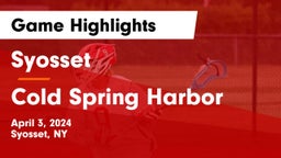 Syosset  vs Cold Spring Harbor  Game Highlights - April 3, 2024