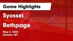 Syosset  vs Bethpage  Game Highlights - May 6, 2024