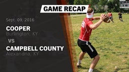 Recap: Cooper  vs. Campbell County  2016