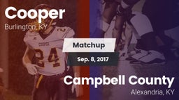 Matchup: Cooper High vs. Campbell County  2017