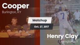 Matchup: Cooper High vs. Henry Clay  2017