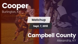 Matchup: Cooper High vs. Campbell County  2018