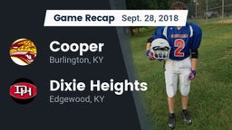 Recap: Cooper  vs. Dixie Heights  2018