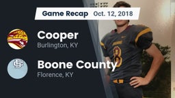 Recap: Cooper  vs. Boone County  2018