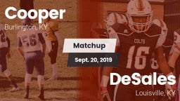 Matchup: Cooper High vs. DeSales  2019