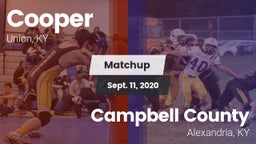 Matchup: Cooper High vs. Campbell County  2020