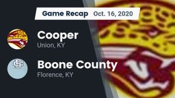 Recap: Cooper  vs. Boone County  2020