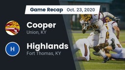 Recap: Cooper  vs. Highlands  2020