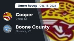 Recap: Cooper  vs. Boone County  2021