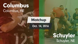 Matchup: Columbus  vs. Schuyler  2016