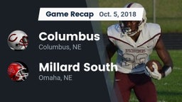 Recap: Columbus  vs. Millard South  2018