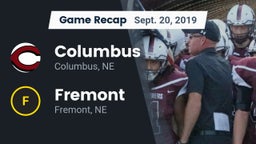 Recap: Columbus  vs. Fremont  2019