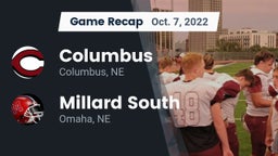 Recap: Columbus  vs. Millard South  2022