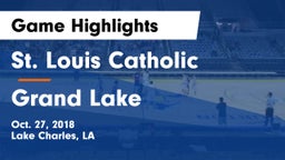 St. Louis Catholic  vs Grand Lake  Game Highlights - Oct. 27, 2018