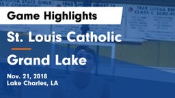 St. Louis Catholic  vs Grand Lake  Game Highlights - Nov. 21, 2018