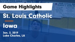 St. Louis Catholic  vs Iowa  Game Highlights - Jan. 2, 2019