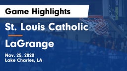 St. Louis Catholic  vs LaGrange  Game Highlights - Nov. 25, 2020