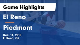 El Reno  vs Piedmont  Game Highlights - Dec. 14, 2018