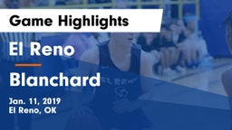 El Reno  vs Blanchard  Game Highlights - Jan. 11, 2019