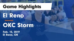 El Reno  vs OKC Storm Game Highlights - Feb. 15, 2019