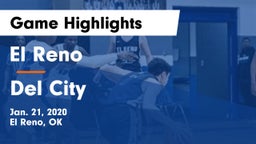 El Reno  vs Del City  Game Highlights - Jan. 21, 2020