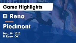 El Reno  vs Piedmont  Game Highlights - Dec. 18, 2020