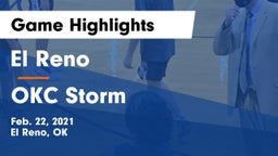 El Reno  vs OKC Storm Game Highlights - Feb. 22, 2021