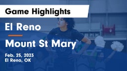 El Reno  vs Mount St Mary Game Highlights - Feb. 25, 2023