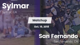 Matchup: Sylmar  vs. San Fernando  2018