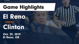 El Reno  vs Clinton  Game Highlights - Oct. 29, 2019