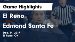 El Reno  vs Edmond Santa Fe Game Highlights - Dec. 14, 2019