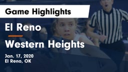 El Reno  vs Western Heights  Game Highlights - Jan. 17, 2020
