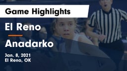 El Reno  vs Anadarko  Game Highlights - Jan. 8, 2021