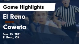 El Reno  vs Coweta  Game Highlights - Jan. 23, 2021