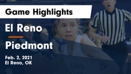 El Reno  vs Piedmont  Game Highlights - Feb. 2, 2021